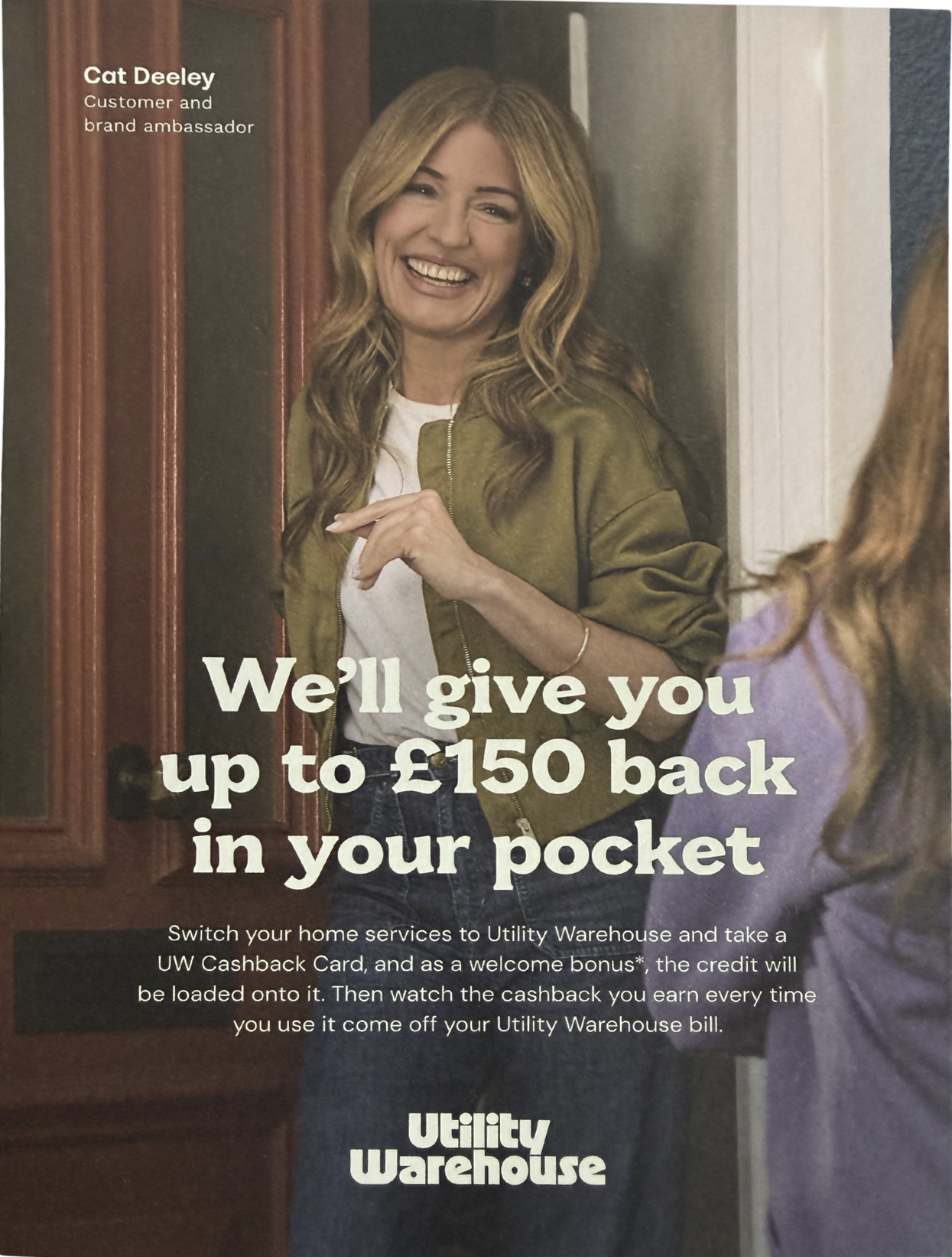 Utility Warehouse - Cat Deeley - EnergyBillSavers.co.uk